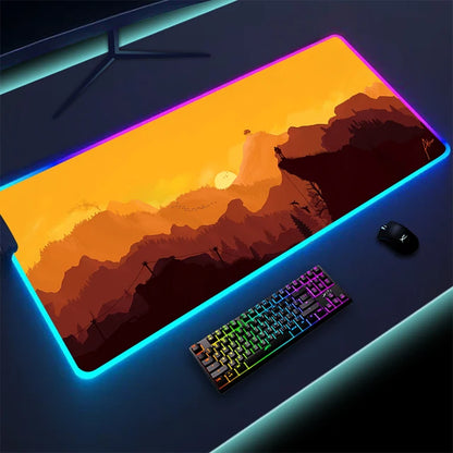 Luminous LED Lighting Mouse Pad